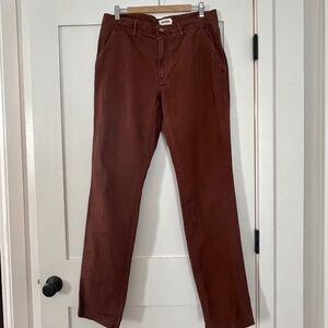 Taylor Stitch Morse Pant in Russet Slub